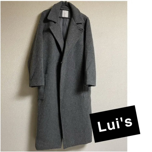 Lui's - Lui's ハイクオリティ メルトンオーバーコート グレー Sの通販