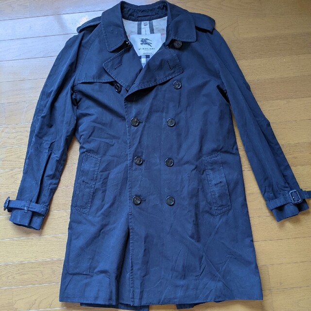 BURBERRY - バーバリーロンドン トレンチコート 黒色 ノバチェック XL