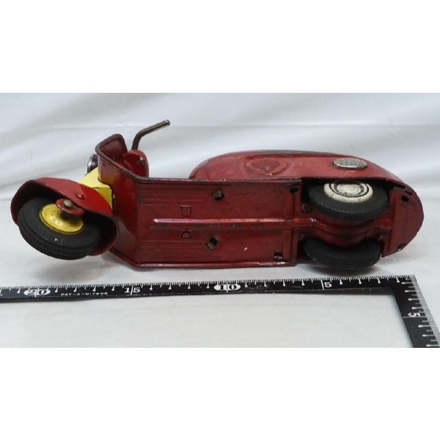 BANDAI - 萬代屋【新三菱工業シルバーピジョン赤 動作不良】tinブリキ