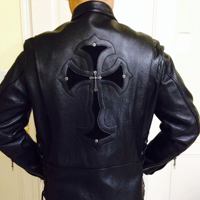 クロムハーツ風☆レザーJK☆の通販 by majo's shop｜ラクマ