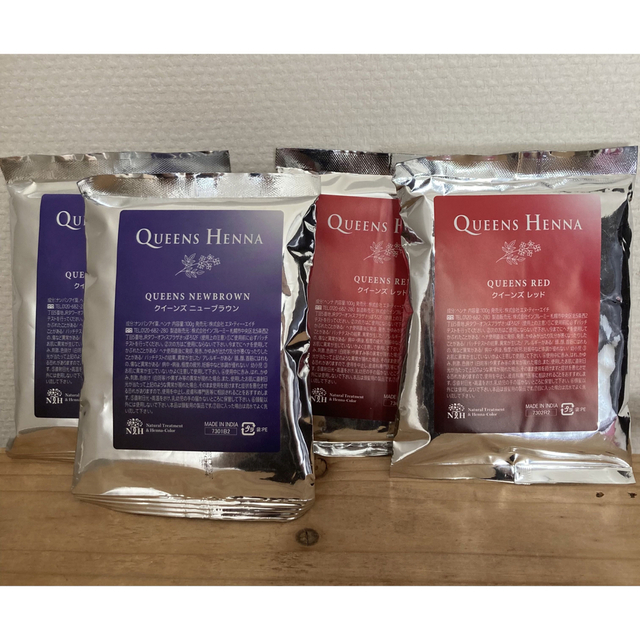 クイーンズヘナ4個セットの通販 by ゆきみさん's shop｜ラクマ