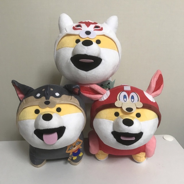 カプコン限定 しばんばん × カプコン BIGぬいぐるみ 計3個セットの通販