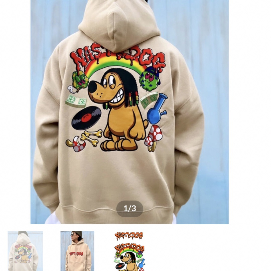 ナスティードッグ パーカーの通販 by こう｜ラクマ