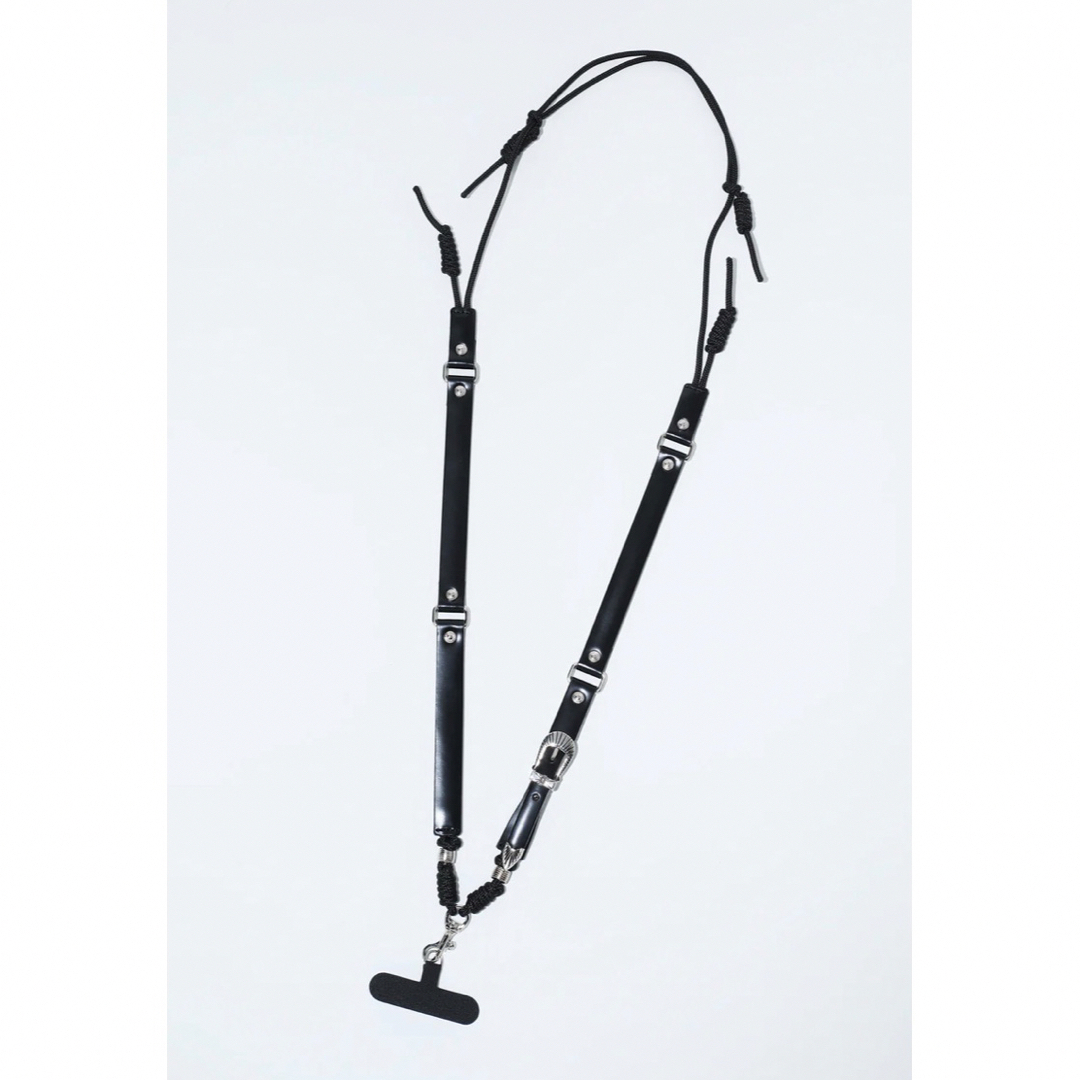 TOGA - ☆TOGA大人気レザースマホストラップ☆ブラック新品未使用の