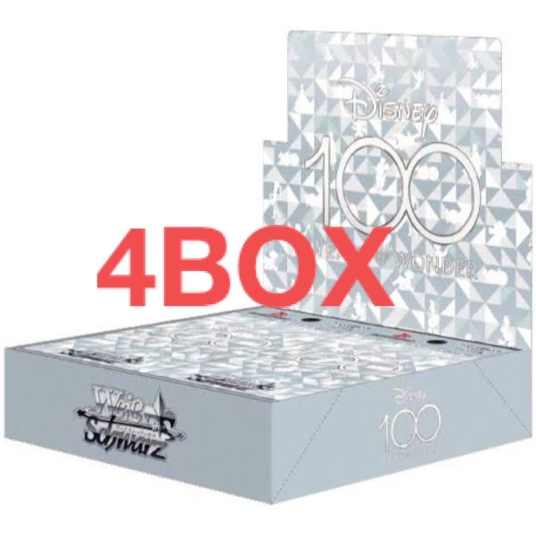 ヴァイスシュヴァルツ - ヴァイスシュヴァルツ Disney100 4BOX