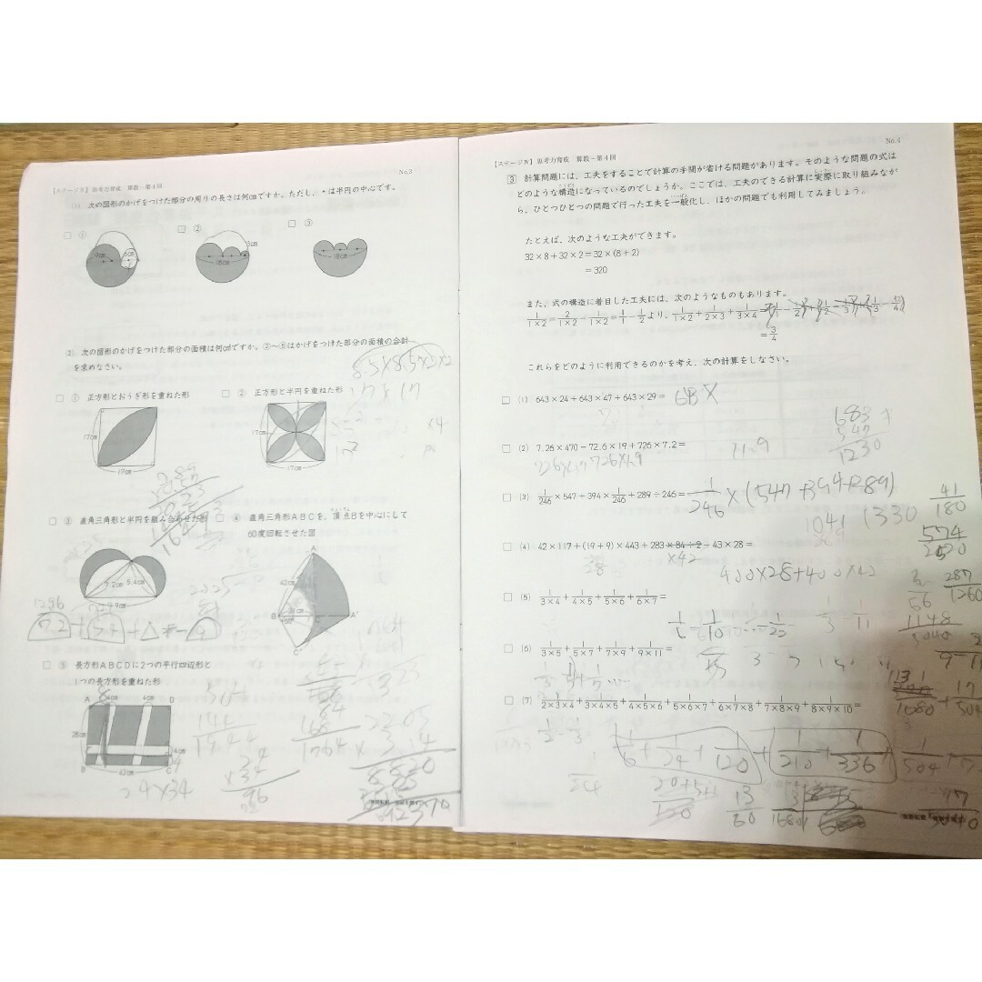5年 思考力育成 テスト 計算 と 漢字 2冊 セット 日能研の通販 by