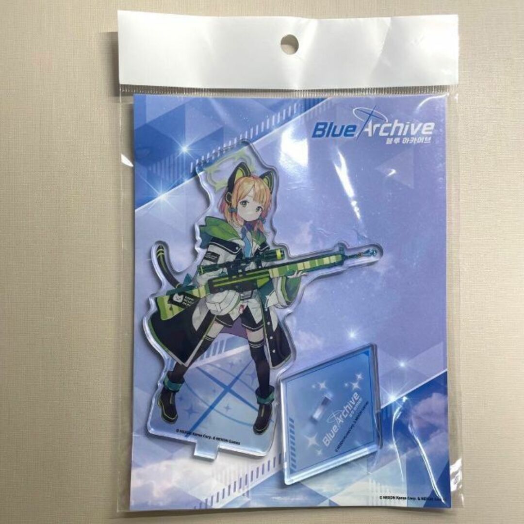 韓国限定】ブルーアーカイブ 才羽 ミドリ アクリルスタンドの通販 by