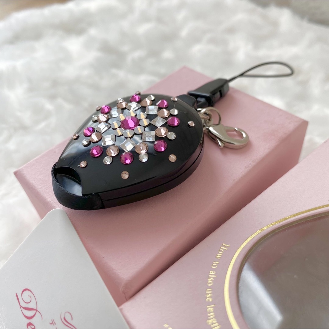 Deco Putit デコプティ 収納式ストラップ スワロフスキーの通販 by は