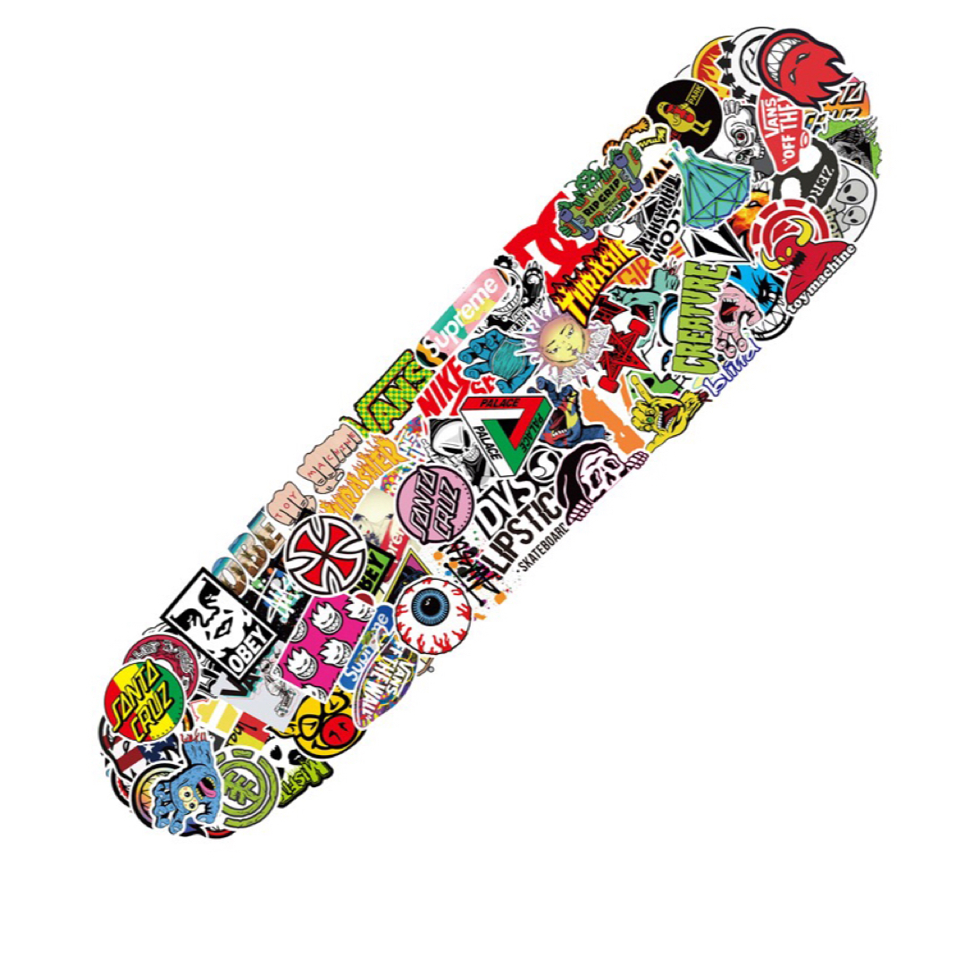 たっぷり スケートボード スケボー ストリート系 ステッカー100枚