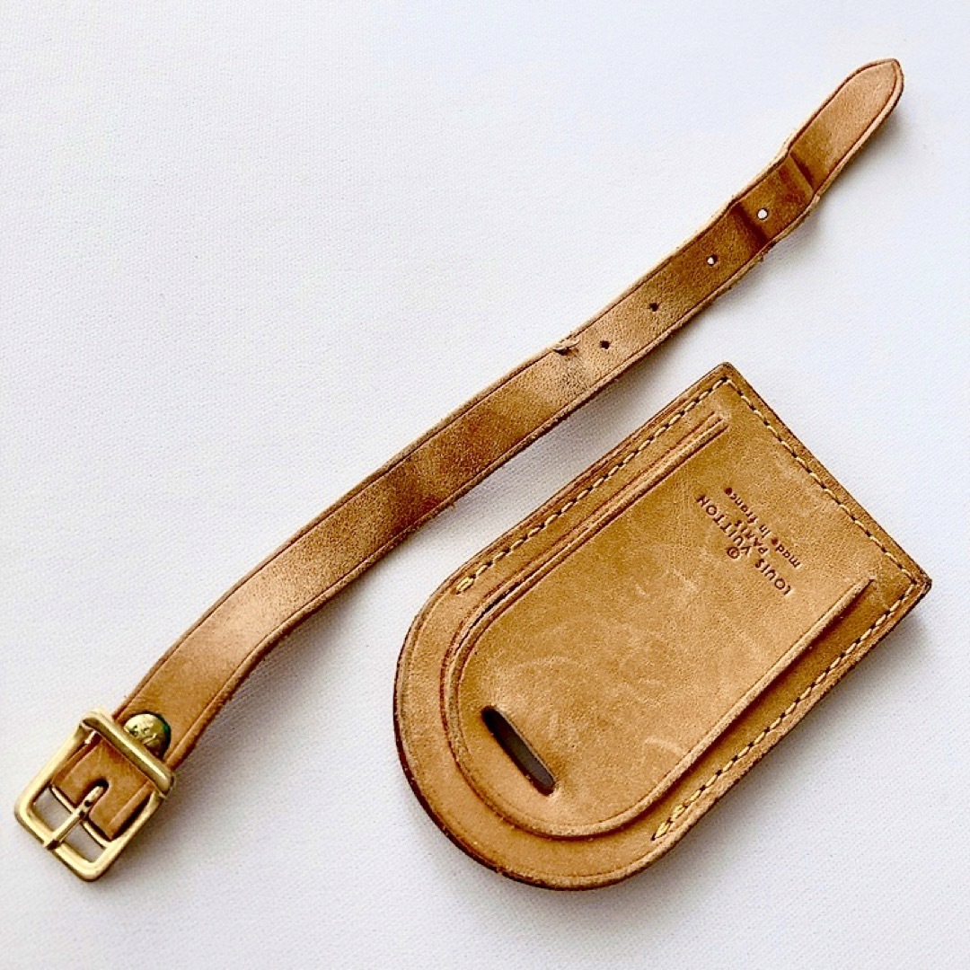 LOUIS VUITTON - LOUIS VUITTON（ルイヴィトン） ネームタグ 本革 ♪の