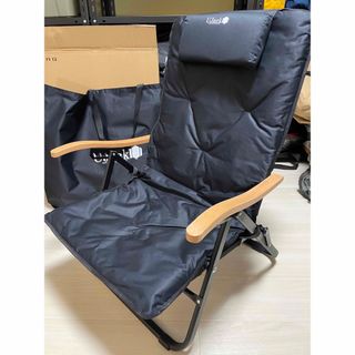 さとる様専用 UJack 難燃 リクライニング ローチェア ブラックの通販