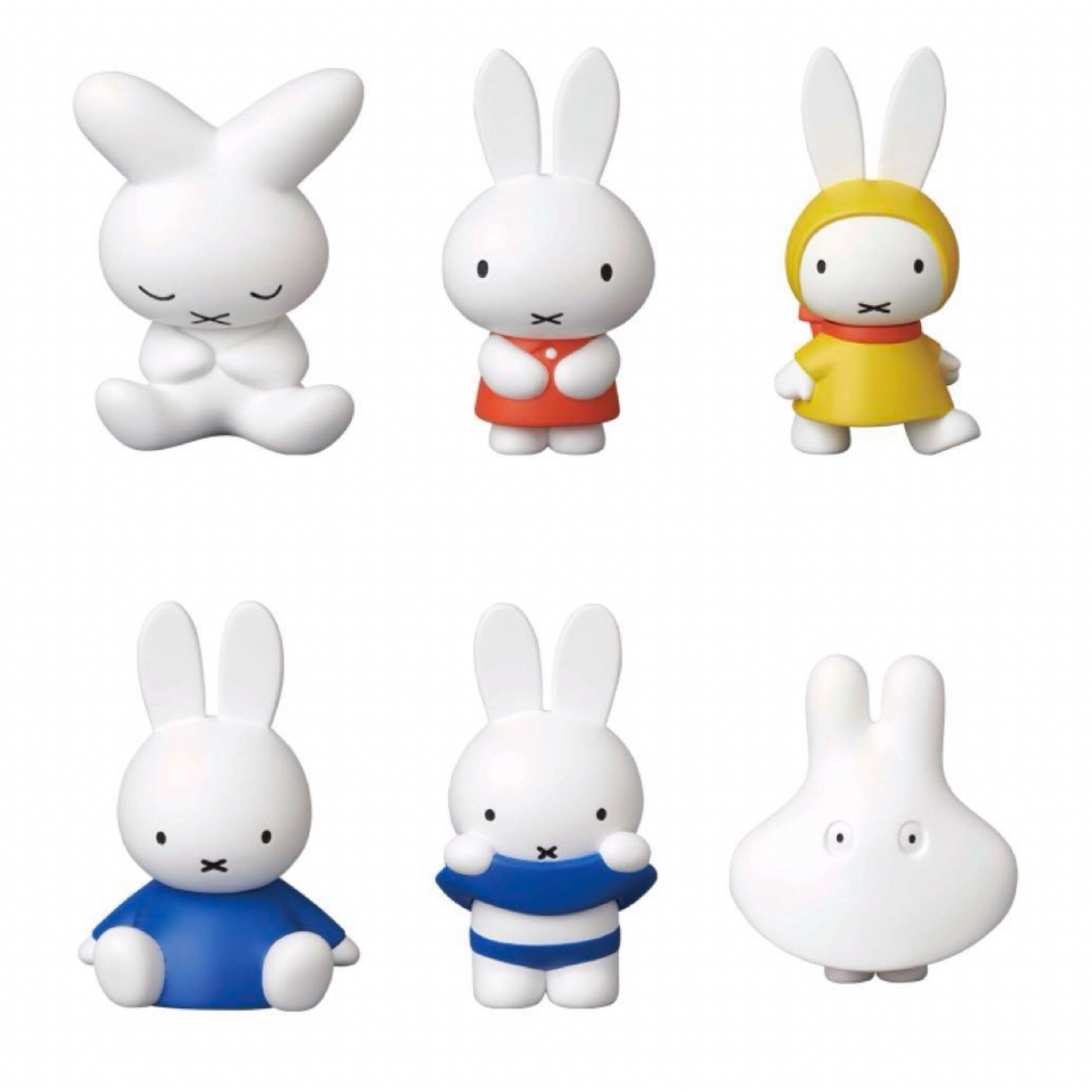 miffy - メディコムトイ 60周年記念 ミッフィー展 限定フィギュア 6体