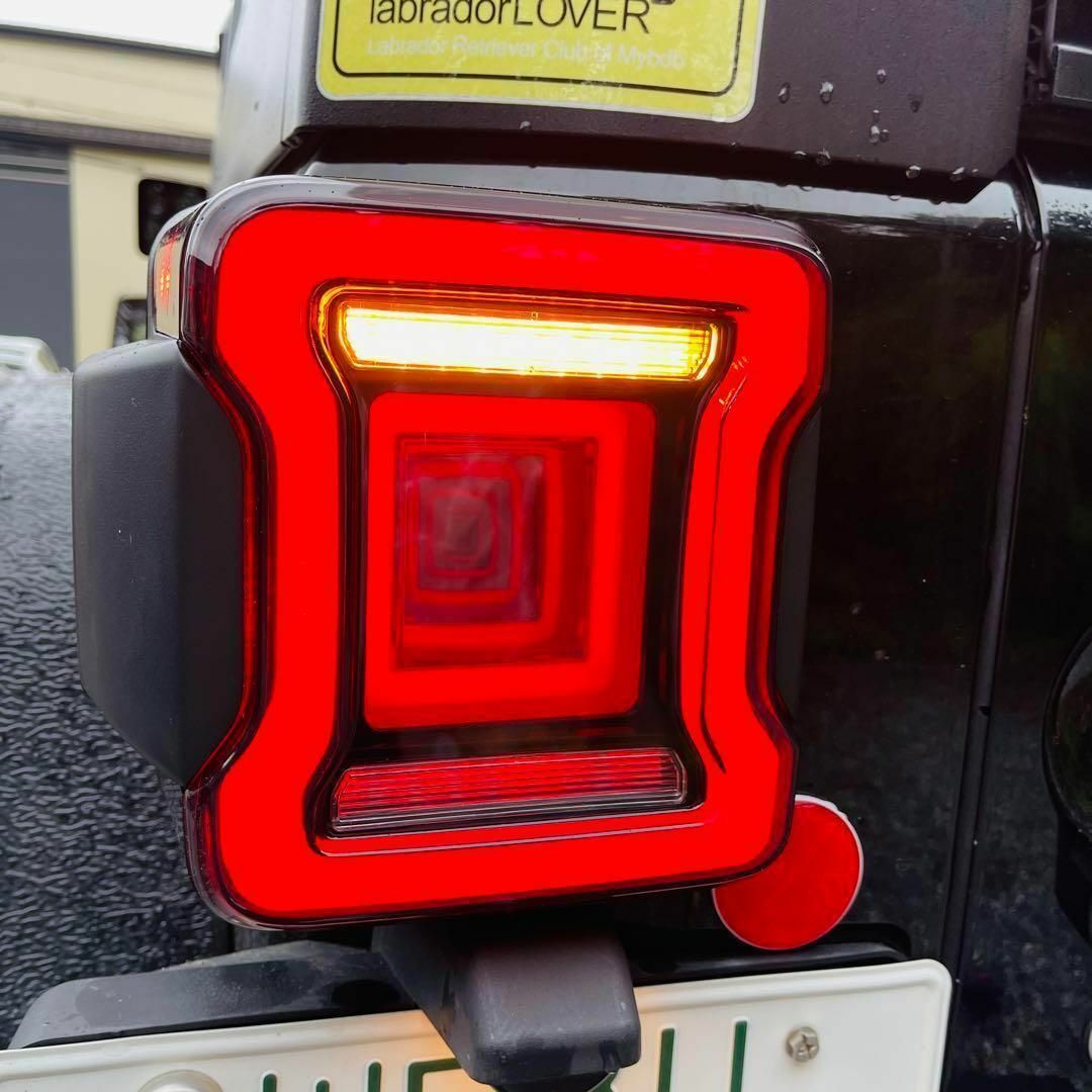 jeep ラングラーjk 用テールランプ LED JLタイプ赤の通販 by sasaki