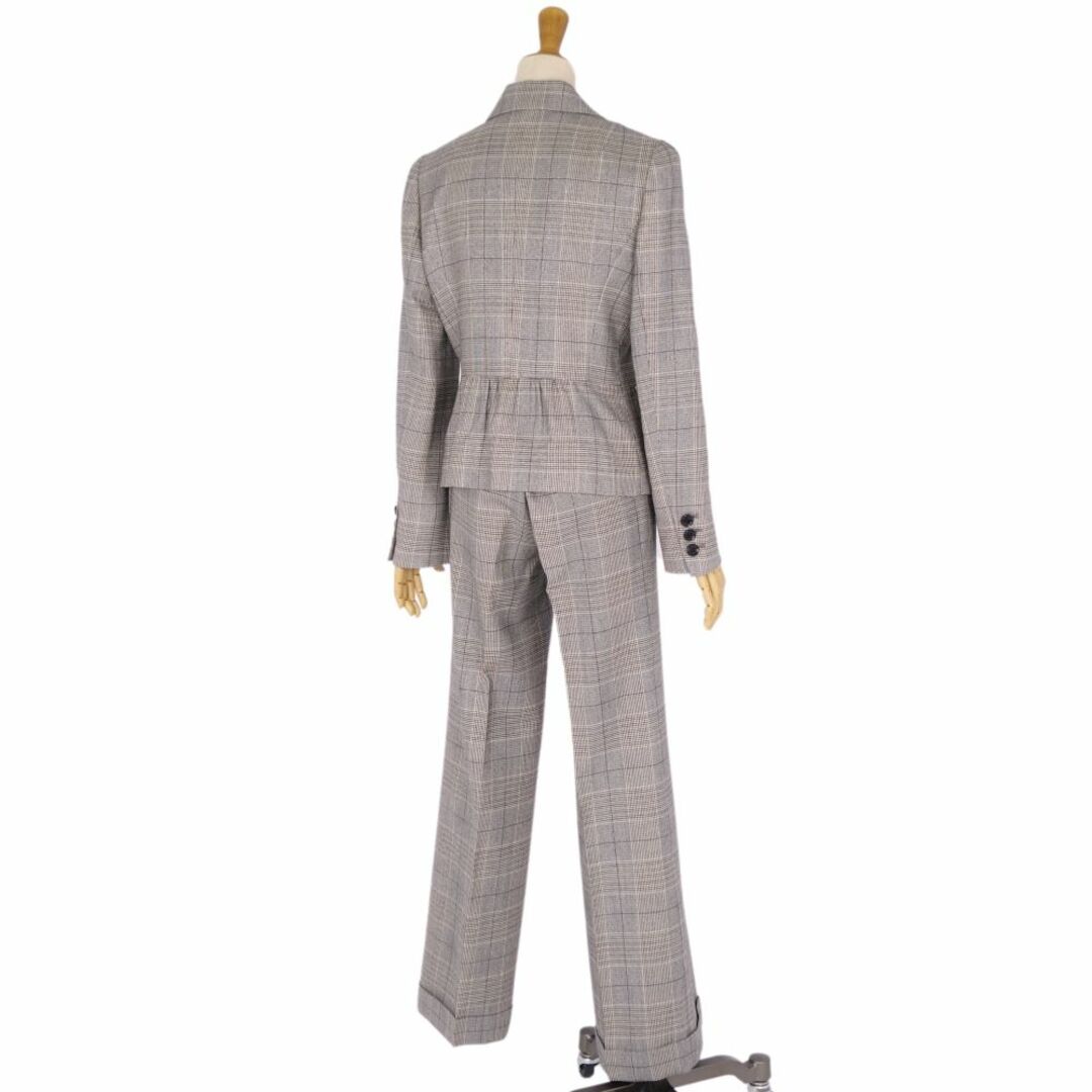 バーバリーロンドン パンツスーツ セットアップ テーラード 2B グレー