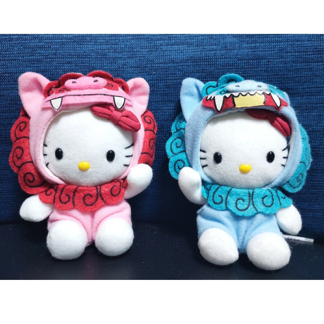 ハローキティ - キティちゃん ご当地 沖縄 シーサー ぬいぐるみ ハロー