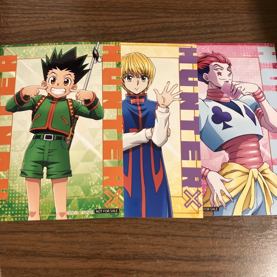 ハンターハンター ジャンフェス ブロマイド クラピカ ヒソカの通販 by