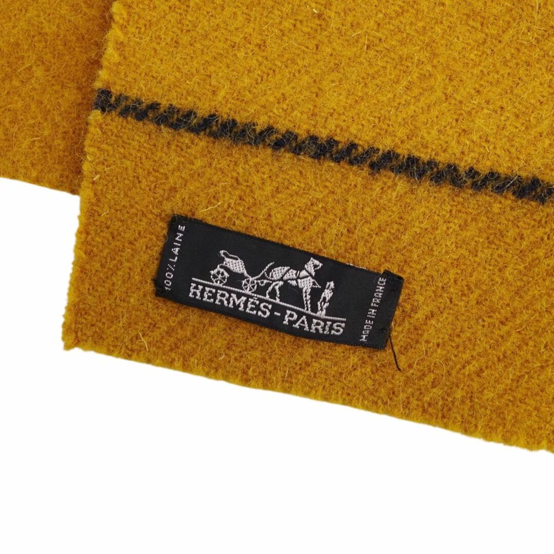 HERMES - 美品 エルメス HERMES マフラー ロカバール ストライプ