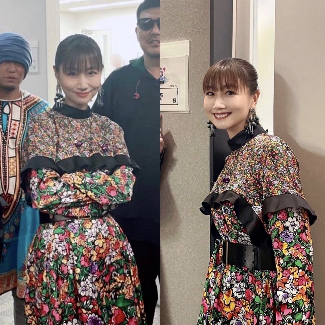 sacai - 極美品 sacai Floral Print Dressの通販 by pinkberry2/25-2