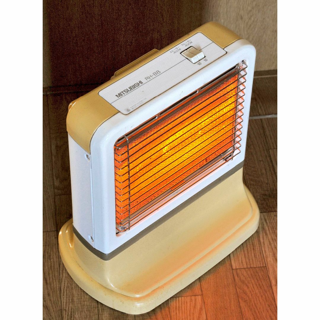 三菱電機 - ☆電気ストーブ・・小型で邪魔にならずしかも足元を集中型