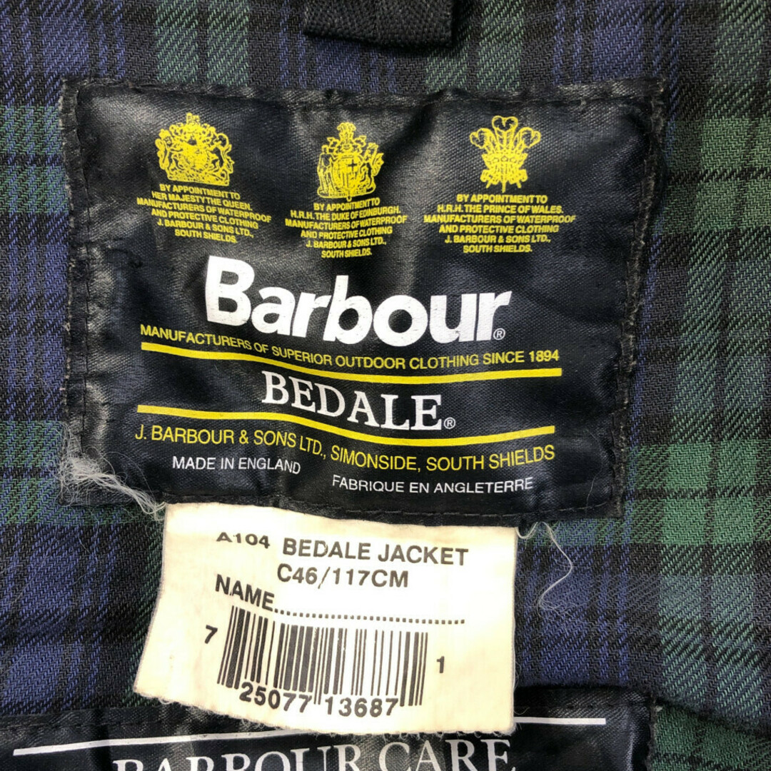 Barbour - 2000年代～ イングランド製 Barbour バブアー BEDALE