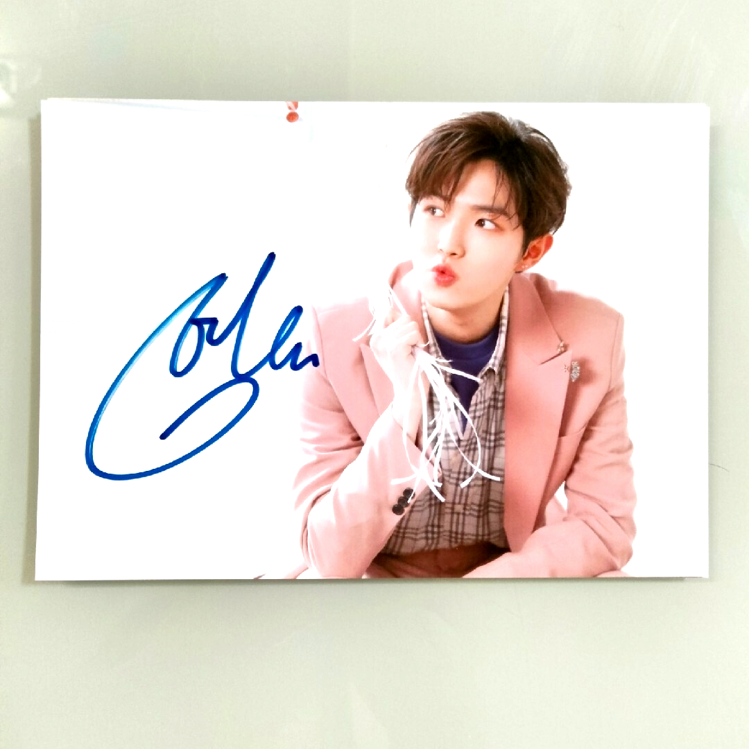 キム・ジェファン直筆サイン入り2Lサイズ写真…Kim Jae-hwan…の通販 by