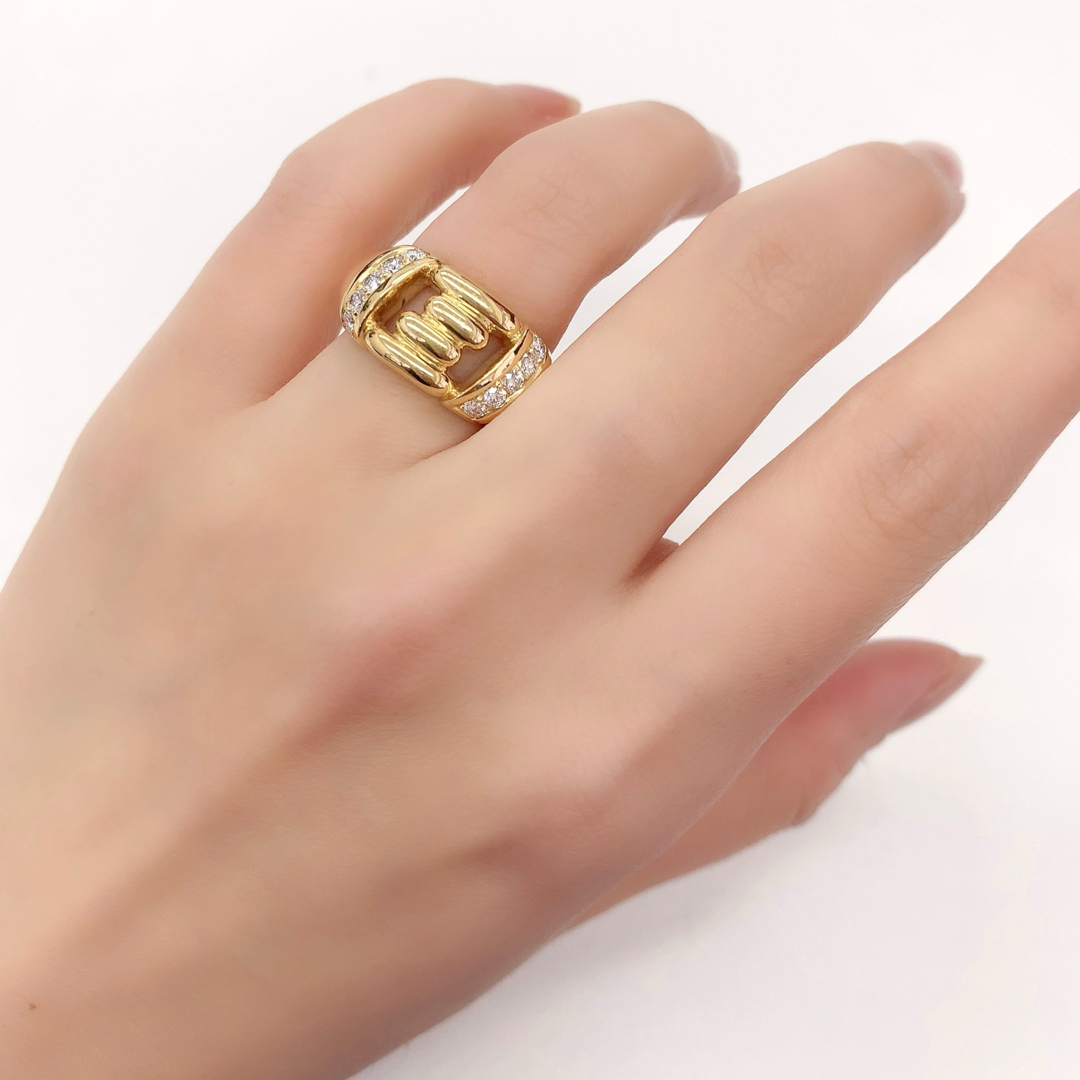 BOUCHERON - 750 K18YG BOUCHEROブシュロン ダイヤモンド リング 指輪