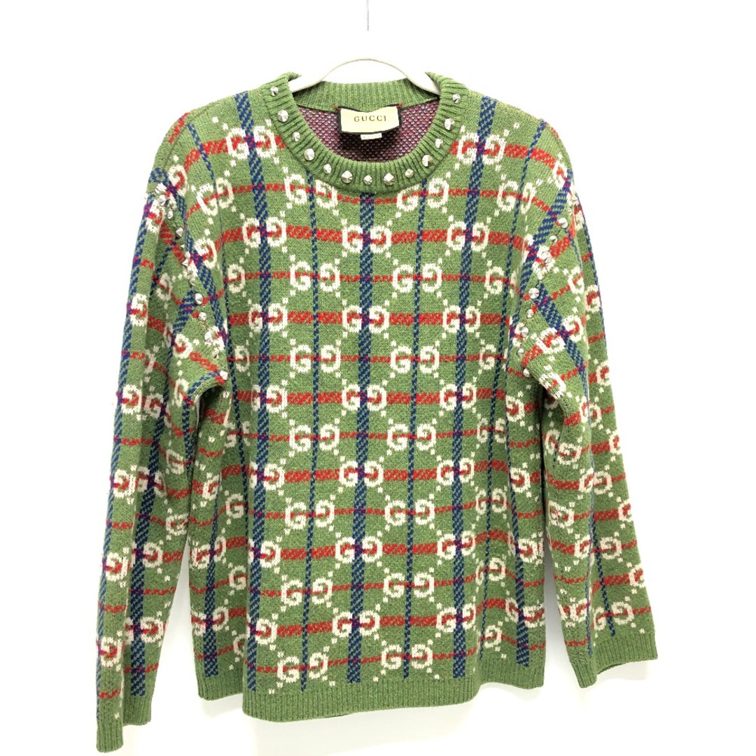GUCCI - グッチ GUCCI スタッズ 713571 GG ニット セーター ウール