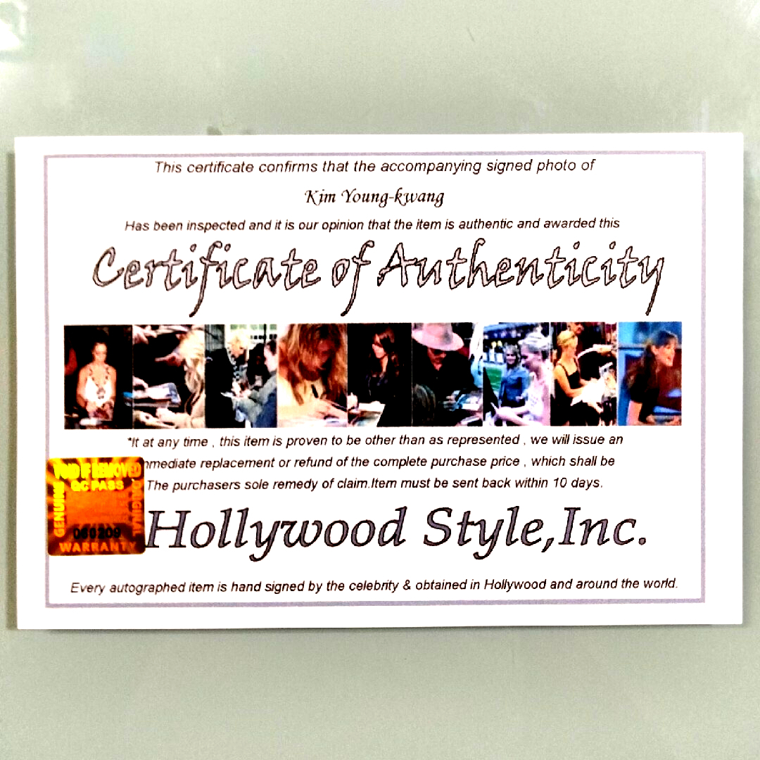 キム・ヨングァン直筆サイン入り2Lサイズ写真…君の結婚式…Kim Young-k