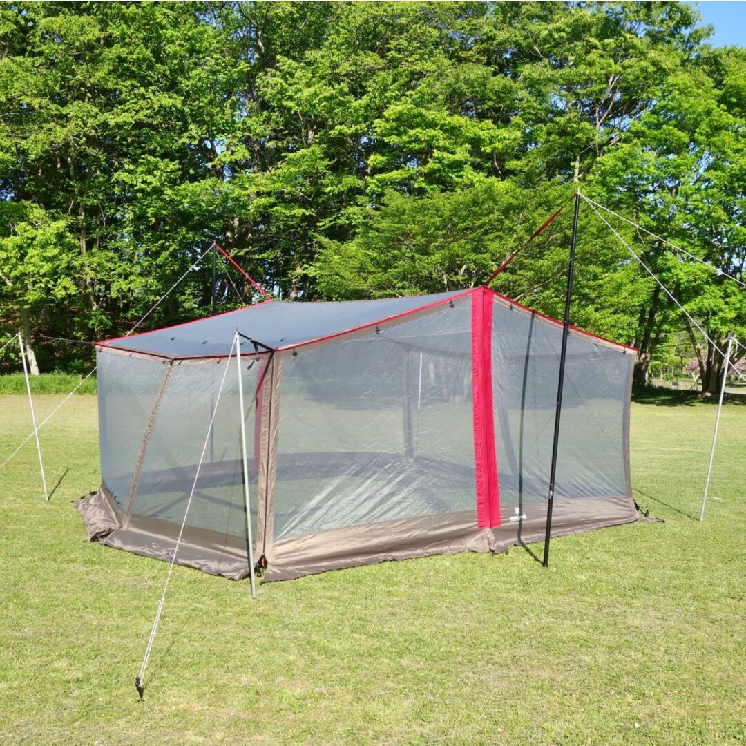 美品 スノーピーク snowpeak タープスクリーンレクタL TP-401 メッシュ