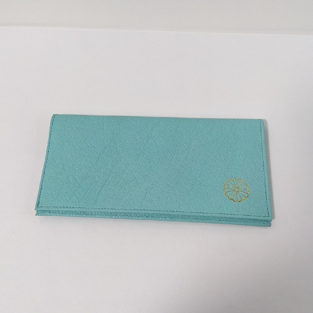 皇居 本革 長財布 ライトブルーの通販 by ice's shop｜ラクマ