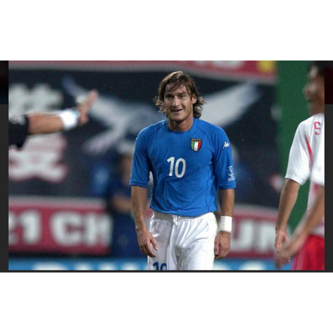 Kappa - 2002年サッカー日韓W杯 イタリア代表ユニフォーム トッティの