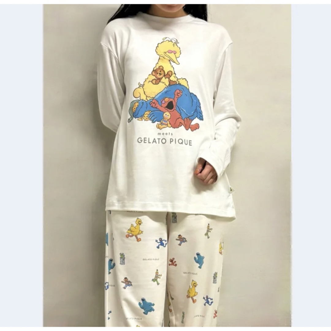 大人気！完売品】ジェラートピケ セサミストリート 上下 セットアップ