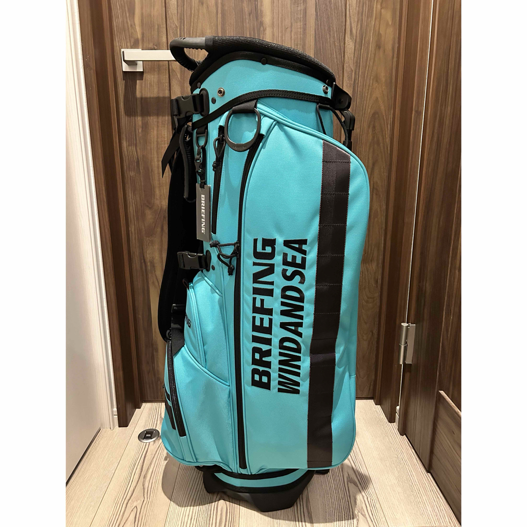 BRIEFING - 超希少 BRIEFING WIND AND SEA キャディバッグ ミント