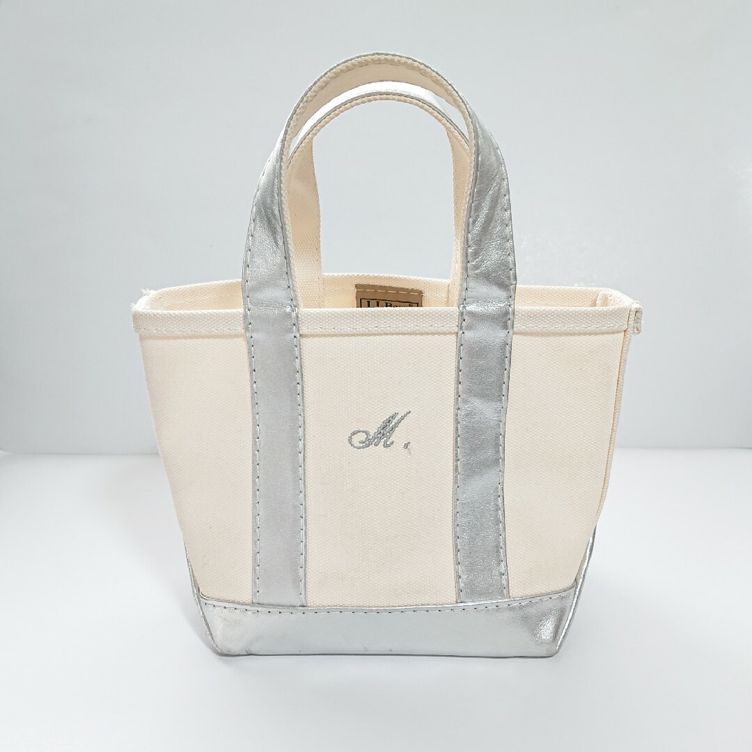 L.L.Bean - L.L.Bean エルエルビーン トートバッグ シルバー レザー