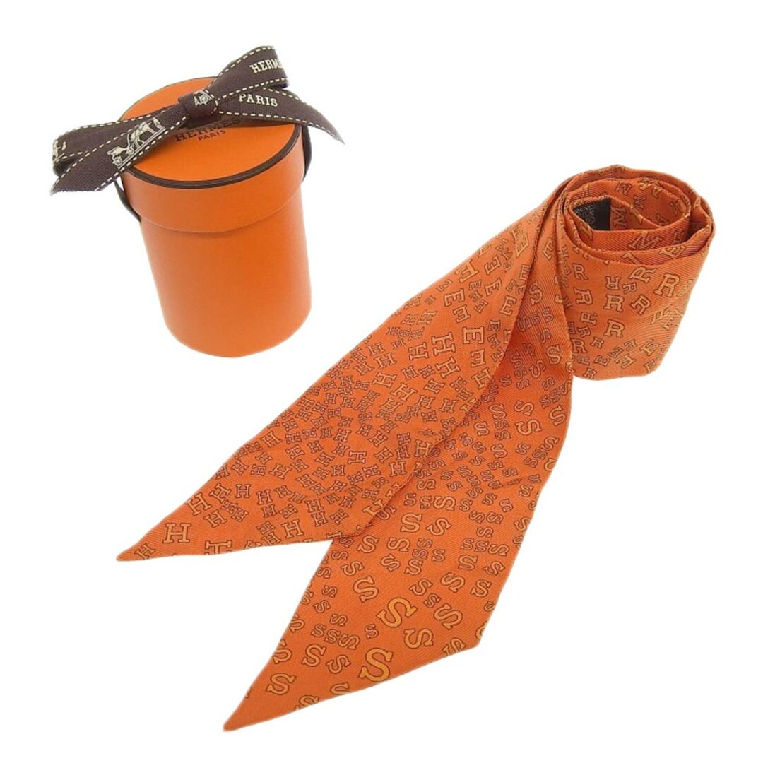 HERMES - 【本物保証】 箱付 超美品 エルメス HERMES ツイリー ロゴ