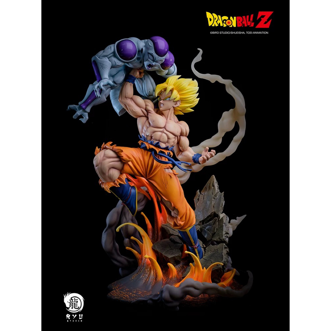 ドラゴンボール 悟空vsフリーザ フィギュア ガレージキット スタチュー
