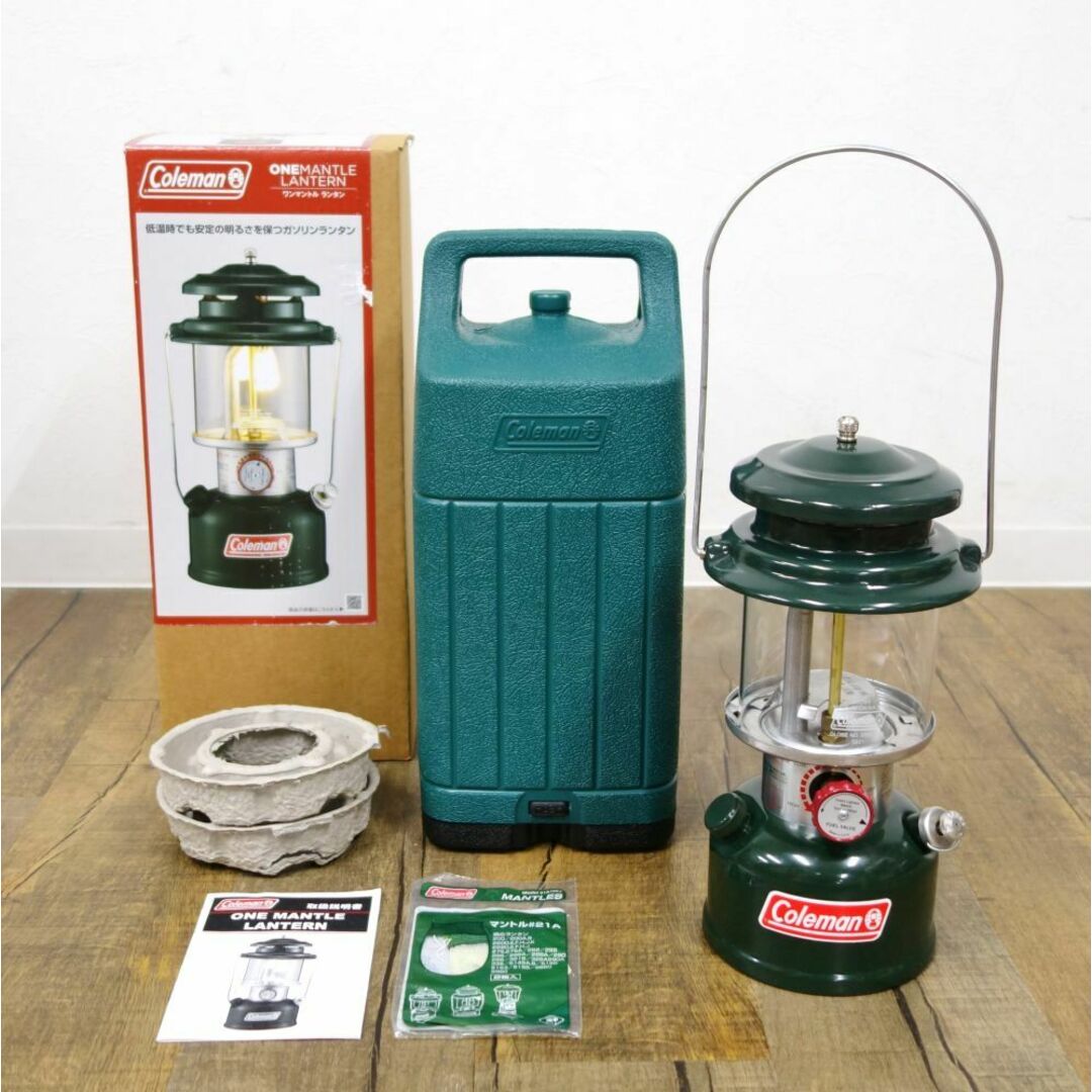 未使用 コールマン Coleman ワンマントルランタン グリーン 286A 22年