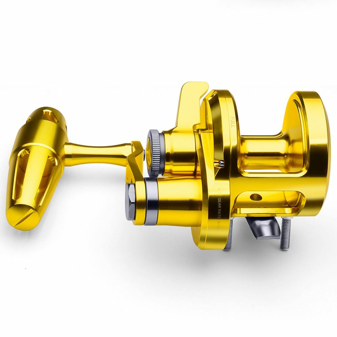 送料無料】左ハンドル 大型ベイトリール 大型両軸リール 釣り 大物