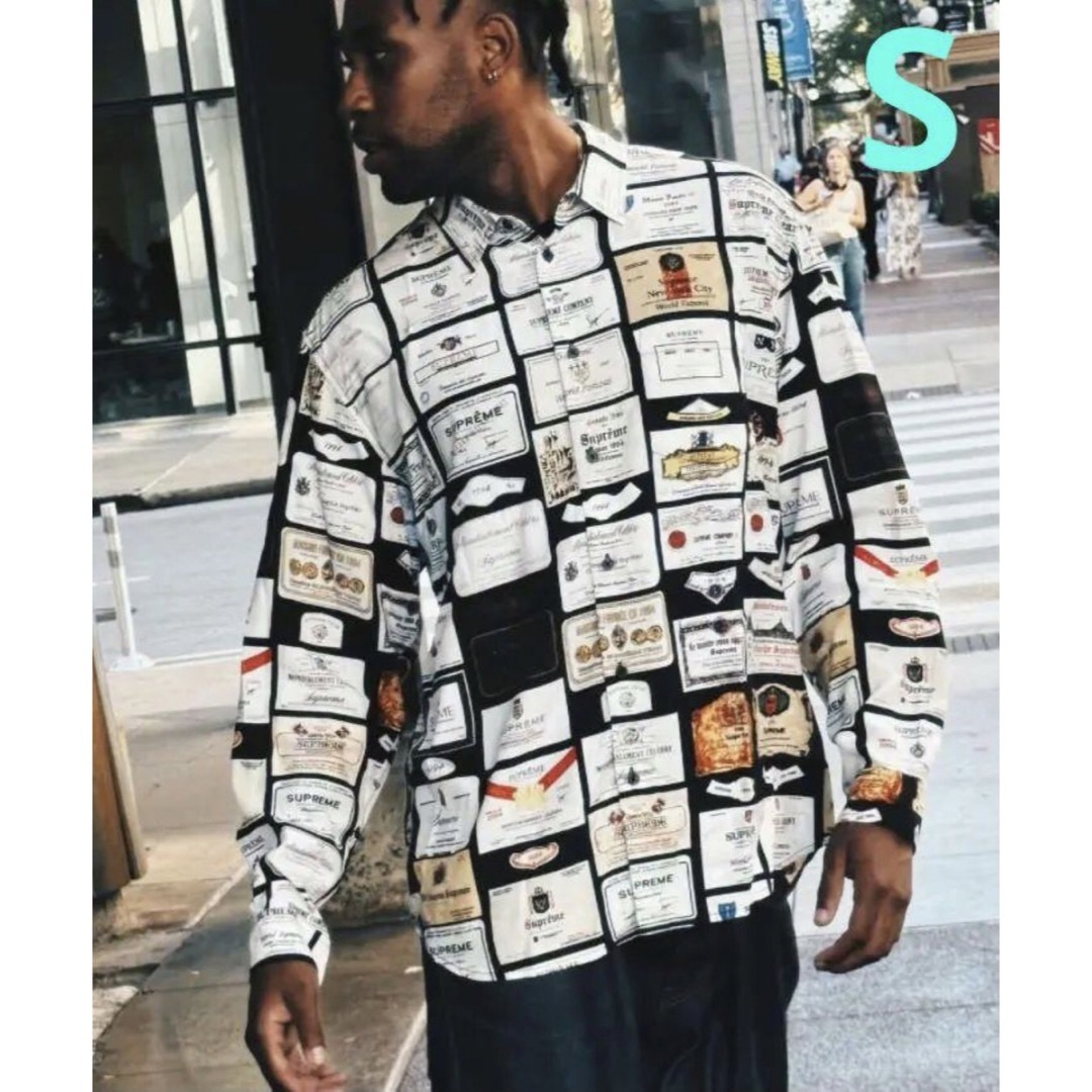 Supreme - 新品タグ付 Supreme Label Shirt Black Sサイズの通販 by