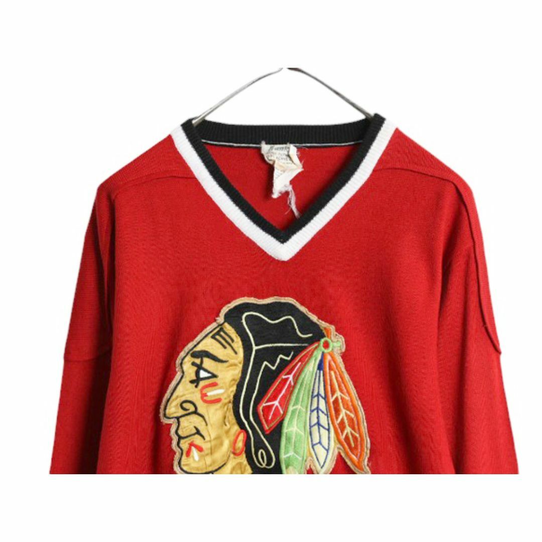 70s NHL オフィシャル シカゴ ブラックホークス ホッケー ジャージ
