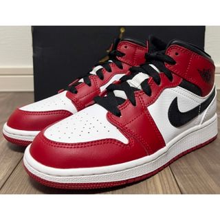 Jordan Brand（NIKE） - 新品 Air Jordan 1 Mid GS Chicago 22.5cmの