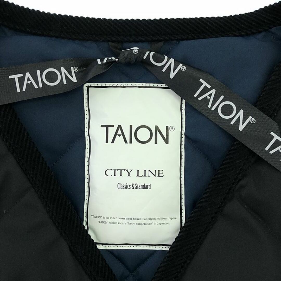 TAION - TAION / タイオン | CITY LINE ノーカラー キルティング