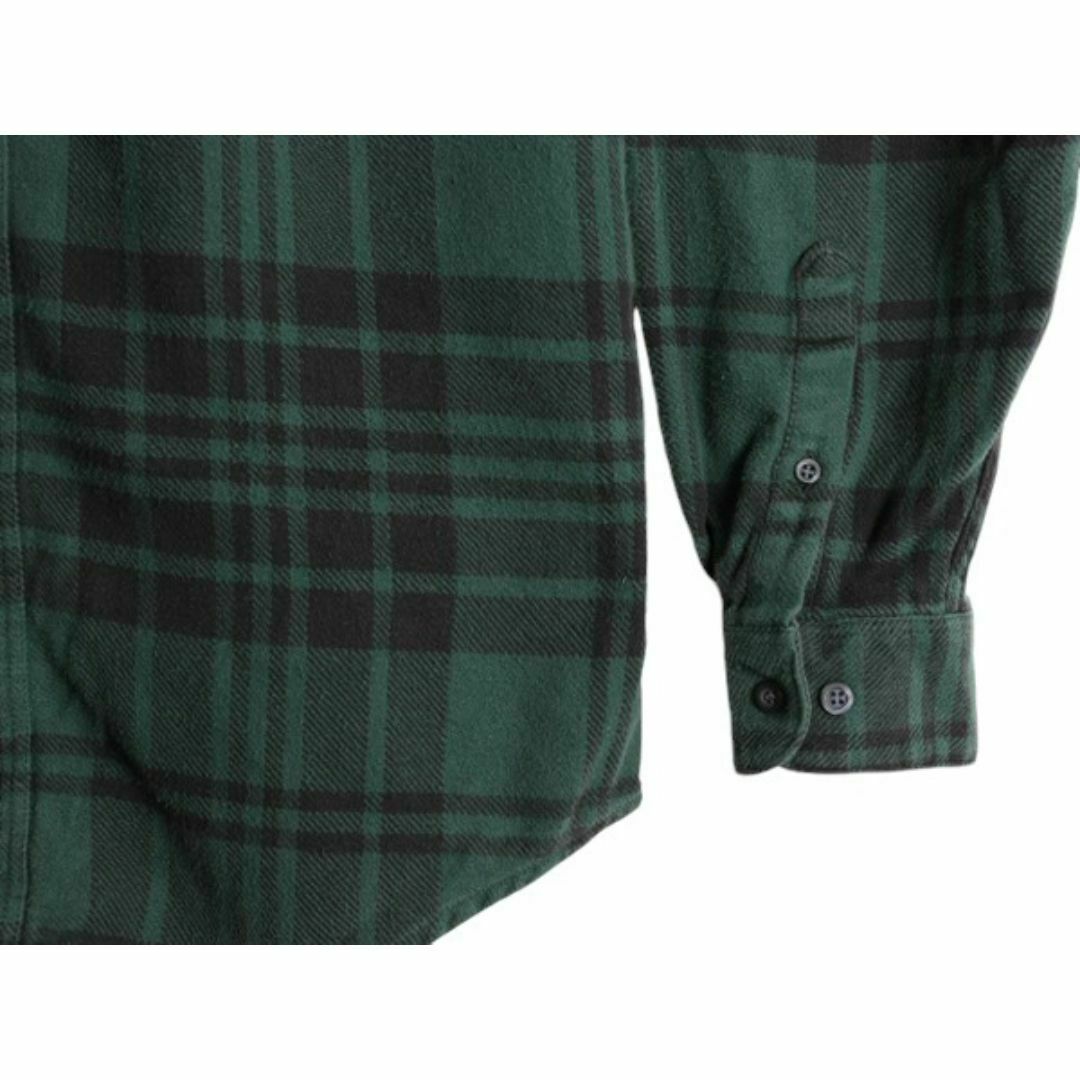 90s OLD GAP チェック ヘビー フランネル シャツ メンズ L / 90年代