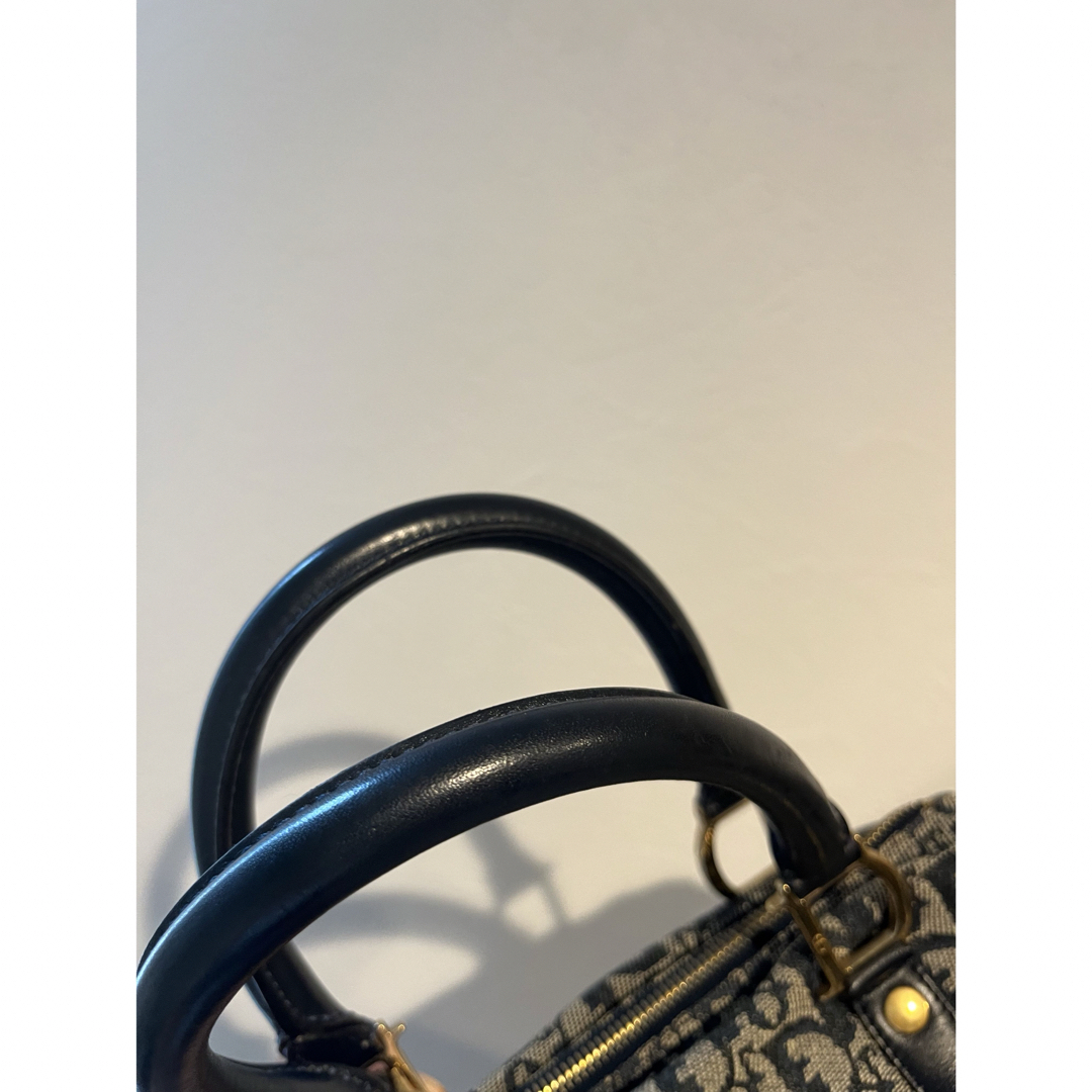 Dior - Dior トロッター ボストンバッグ ネイビー モノグラム 美品の