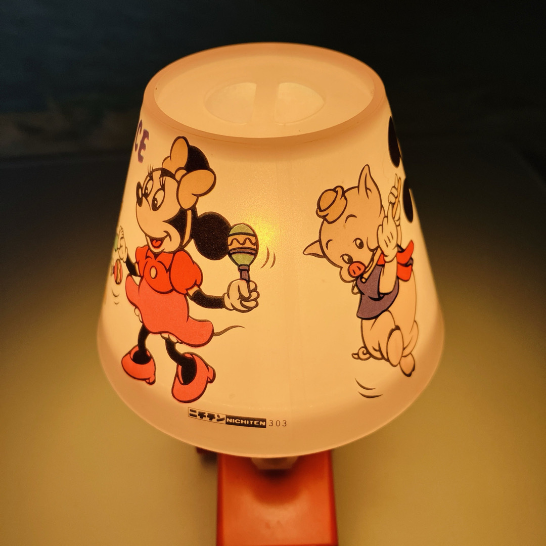 Disney - 昭和レトロ ディズニー ニチテン ミニランプ 激レア