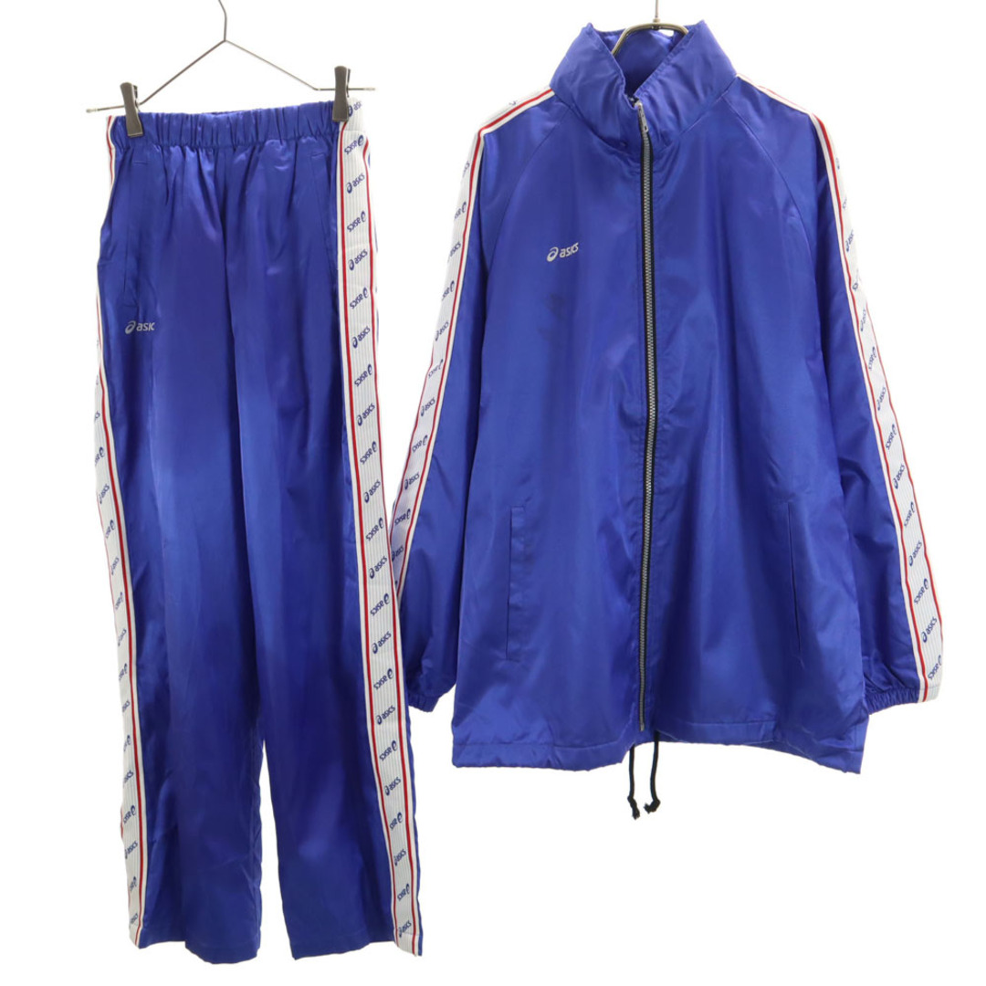 asics - アシックス トレーニングウェア 上下 セットアップ S ブルー