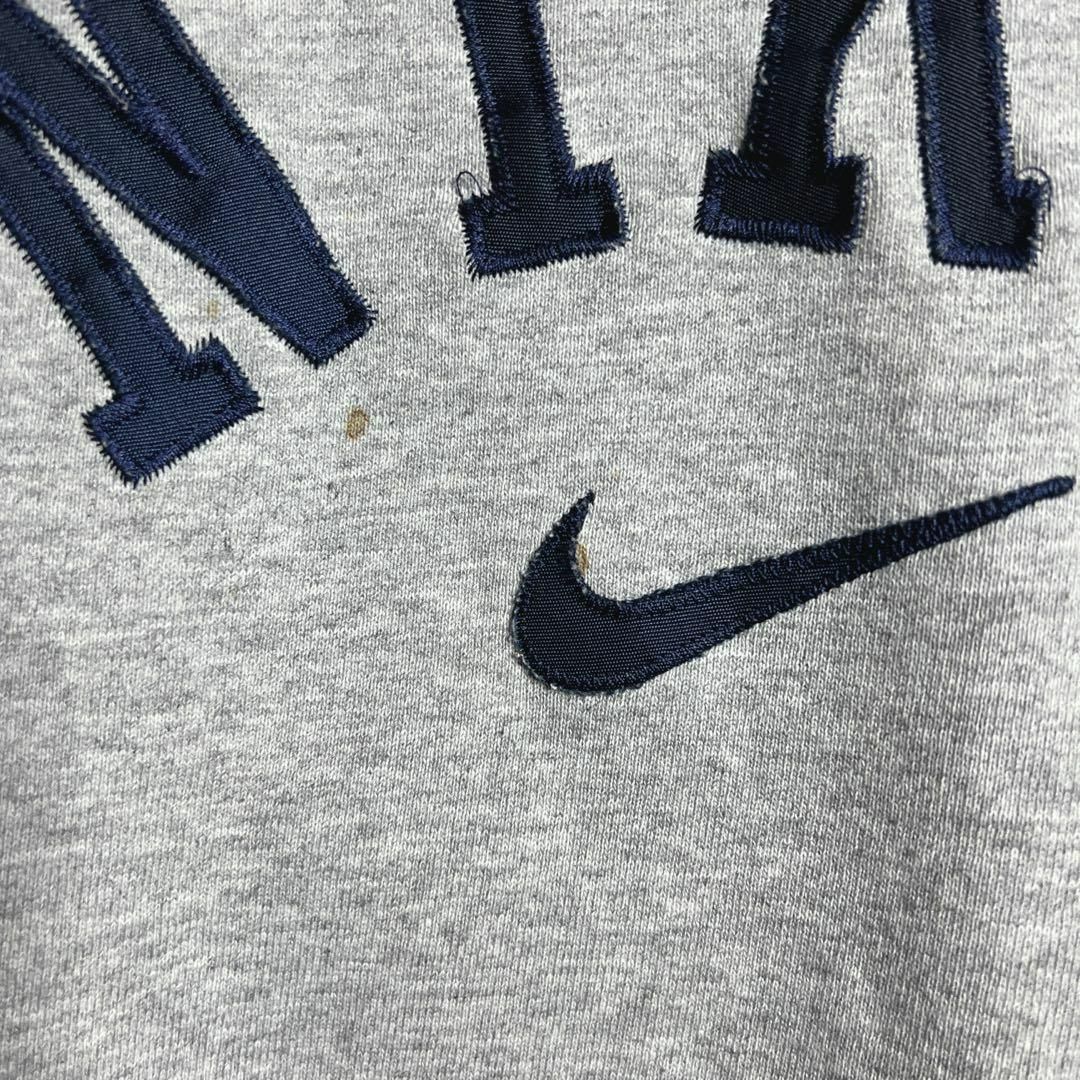 入手困難!!】ナイキ ✈︎刺繍 アーチロゴロゴ ゆるだぼ 銀タグ 裏起毛 肉厚