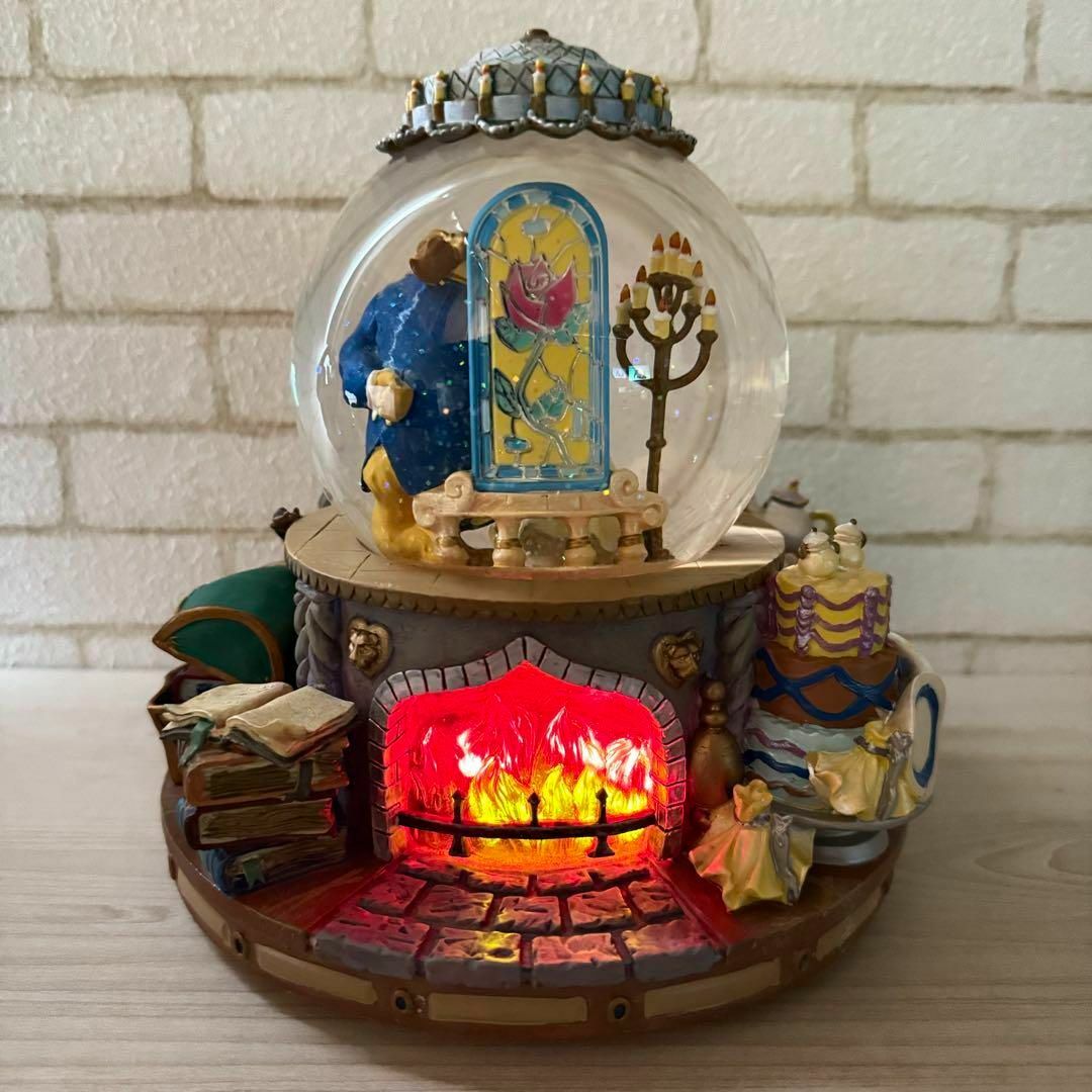 完全未開封】 Disney Parks 美女と野獣 スノーグローブ 完全未開封