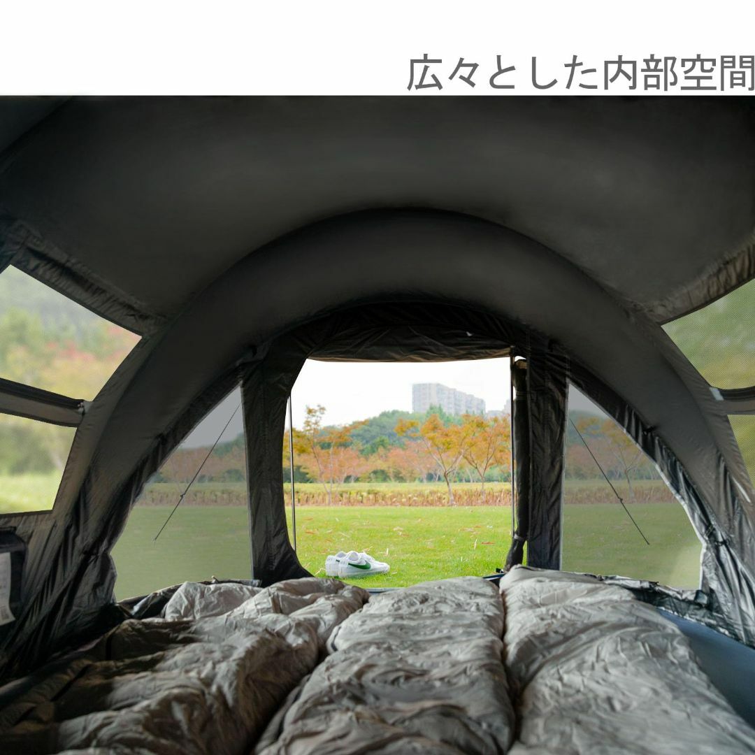 特価商品】KAZOOキャンプ用自動屋外ポップアップテント防水用クイック