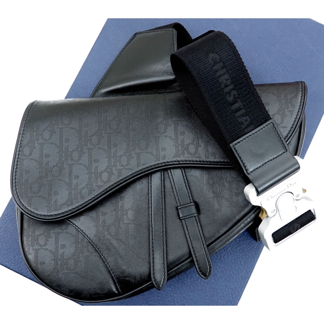 DIOR HOMME - ディオール オブリーク ギャラクシー レザー サドル